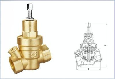 Manual Pressure Release Valve Lead  Free Brass Female NPT Thread Pressure Adjustment Valve
