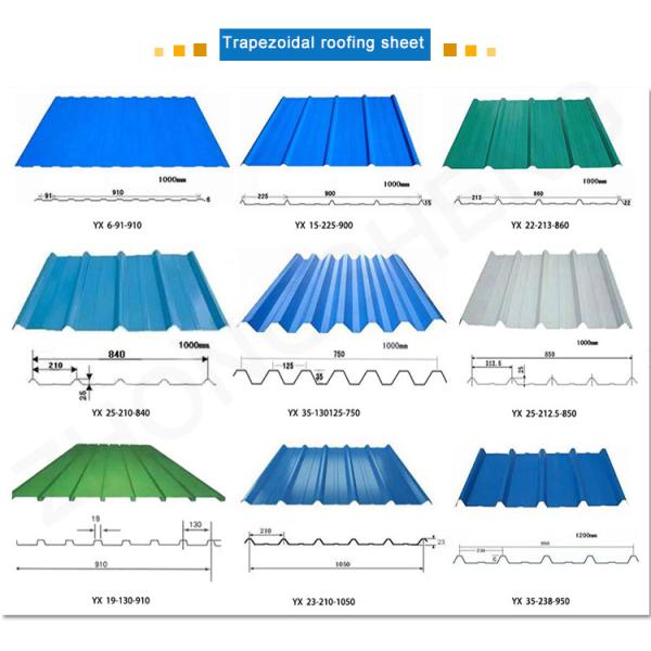 Low Carbon Steel Wire Q235 Raw Material Metal Galvanized Colour Coated Roofing Sheet for RAL9016 and ISO9001 Certified