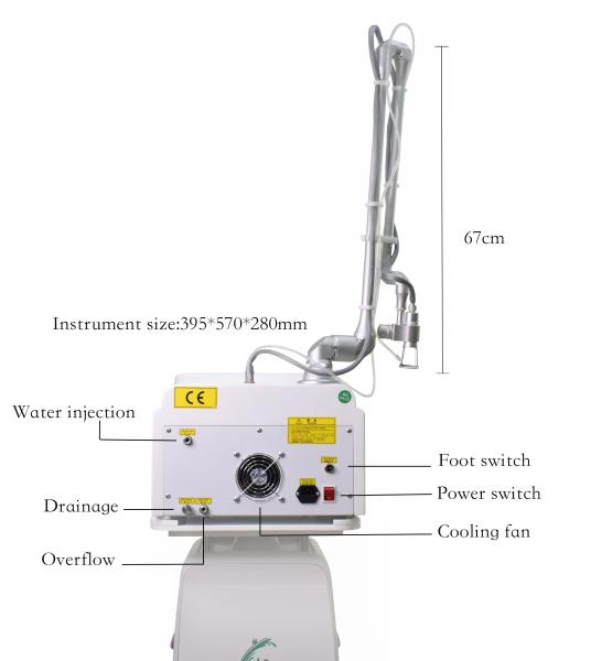 30W CO2 Fractional Laser Machine 10600nm female intimate areal Tightening Equipment
