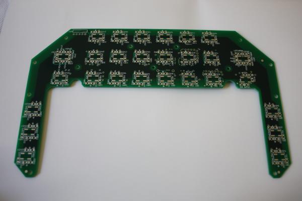 OEM Fr4tg180 Lead free PCB 6 Layer Custom Irregular Shaped 0.15mm Line Width