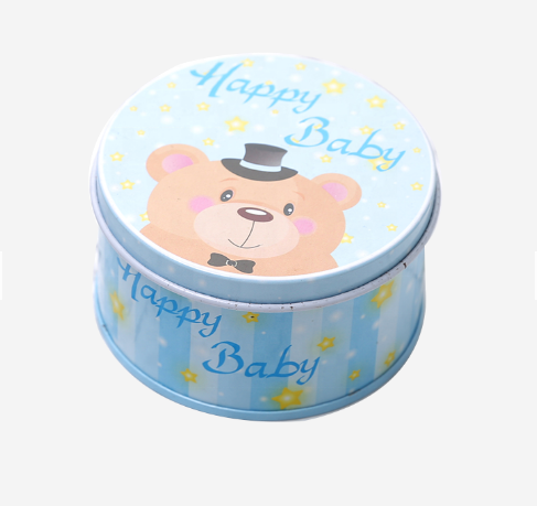 O costume imprimiu o metal Tin Box With Removable Lid de 0.23mm
