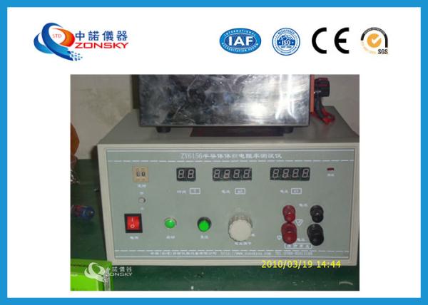 Temperatura ambiental do ℃ do ± 2 do equipamento de testes 23 da resistividade de volume do semicondutor