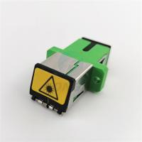 Adaptadores plásticos da fibra ótica da tampa protetora contra poeira SC/APC do preto do adaptador do obturador do metal APC/SC das vendas quentes auto