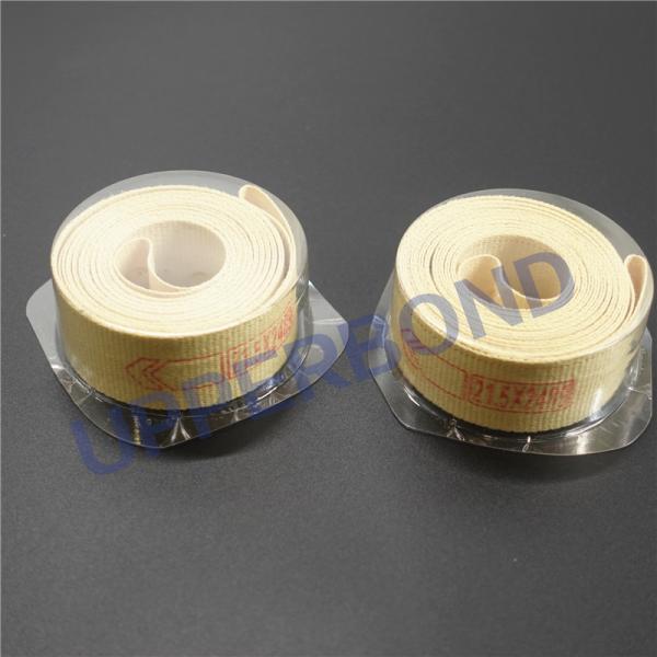 pièces de rechange de machine de cigarette de bande de 21.5*2489mm 0.5mm Aramid Kevlar