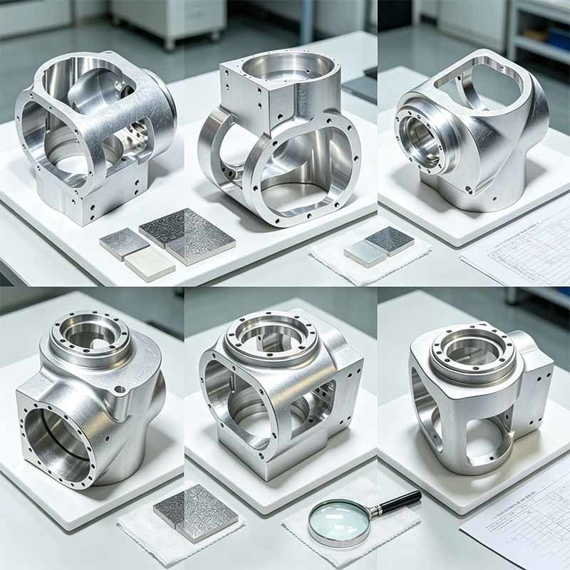 Custom  CNC Milled 6061 T6 Aluminum Alloy Hollow Housing with Uniform Matte Silver Finish
