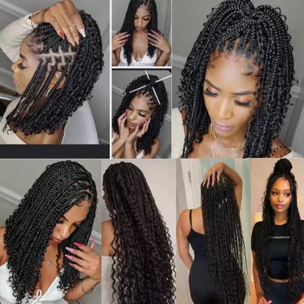 Loose Deep Wave Wet And Wavy Boho Human Braiding Raw Hair Bulk For Successful Deals