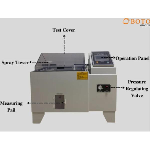 Комната испытаний соляного распыления Экспортируемая камера SUS304 0,3 мм - 0,8 мм Комната испытаний промышленного распыления