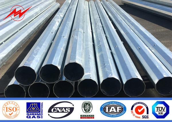 9 padrão de aço tubular de aço galvanizado medidor de Polo polos de serviço público ASTM A123