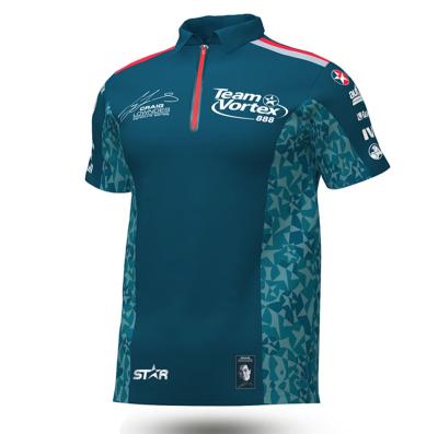 Short Sleeve Woven Fabric Polo Shirts Custom Logo Event Uniform for Men's Rugby Golf