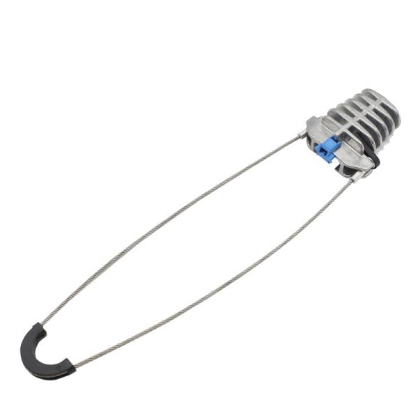 Металлические подвесные зажимы Установка комплектов для легкой фиксации кабеля ADSS Рисунок 8 Кабель