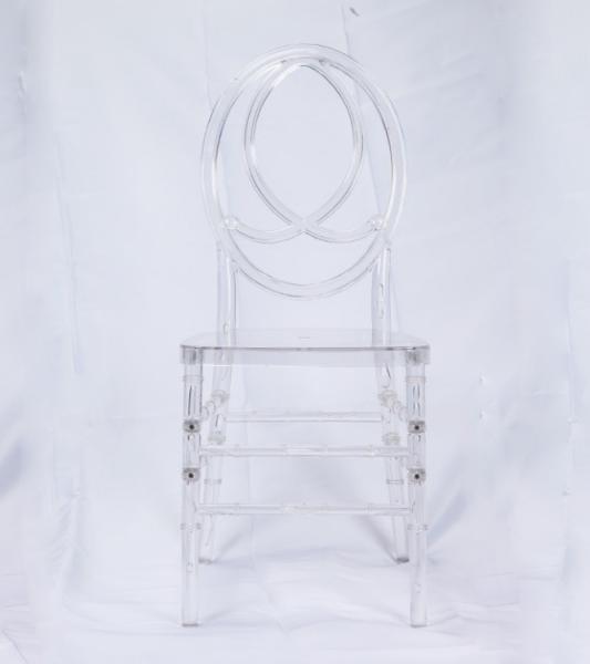 Stackable Phoenix Clear Acrylic Event Wedding Dining Restaurant Chair