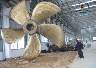 Bronze Alloy Marine Propulsion Diesel Engines , 0.5m Diameter Ship Propulsion
