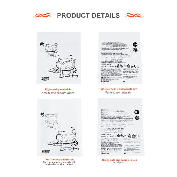 White Kraft Paper Heat Seal Bags Polyester Film Opaque For Electronic Products