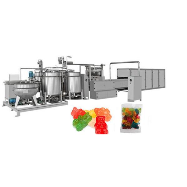 Машины обработки большого gelatim конфеты студня ISO CE производственной линии 600kg /h конфеты Gummies softcandy