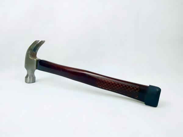 Colored Laser marking wooden handle and polishing surface Forged Steel Claw hammer