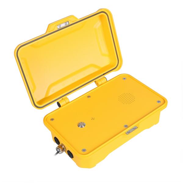 Anti Vandal Industrial Weatherproof Telephone Wall Pillar Mining Marine SIP VoIP