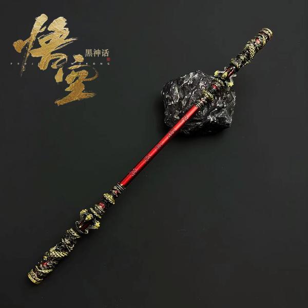 Monkey King Gold Hoop Ring Badge Three-piece Set for Game Periphery within Black Myth