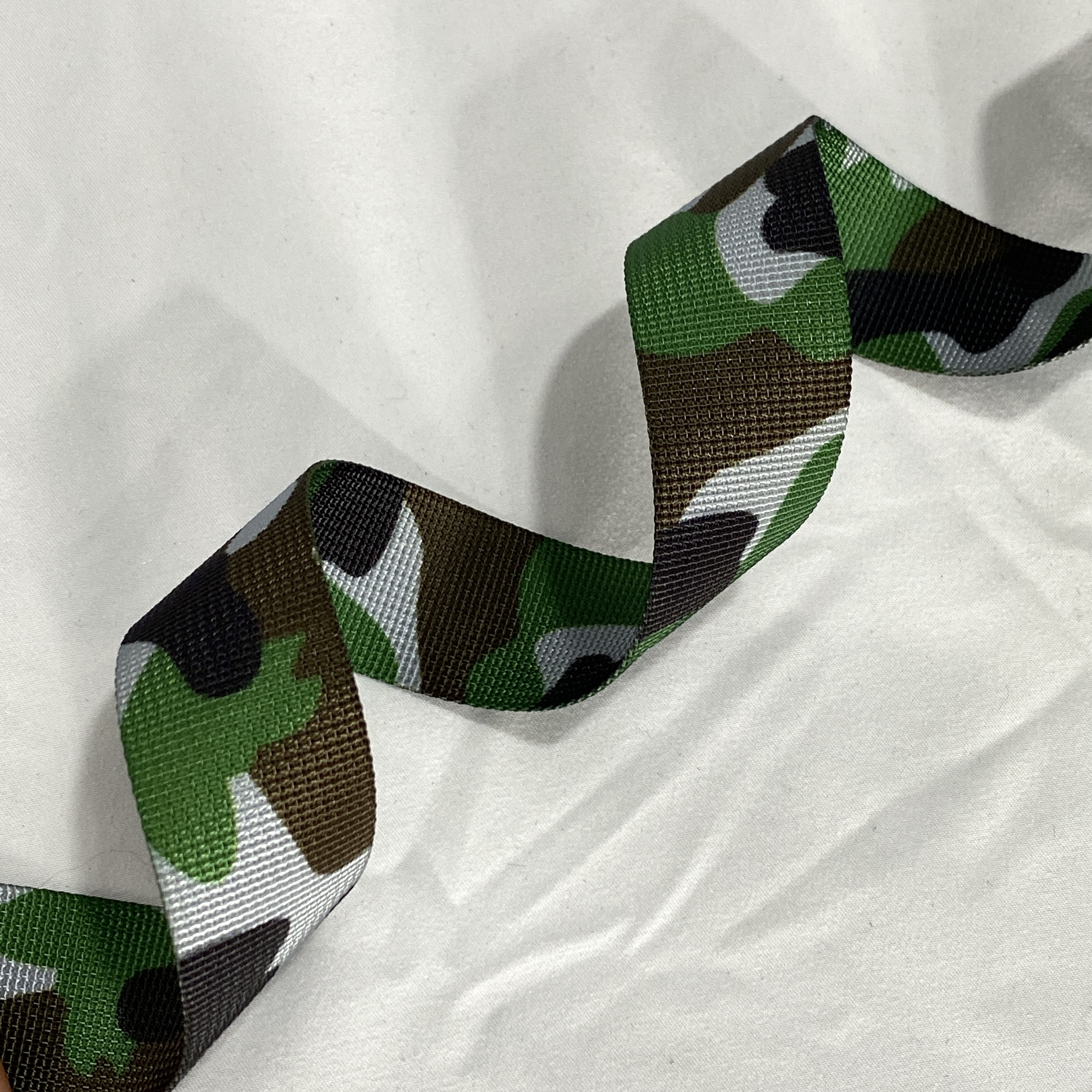 Camouflage Polyester webbing Camouflage Outdoor supplies Backpack belt Tactical clothing