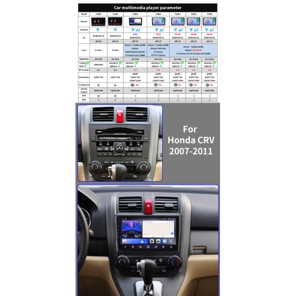 Android Car Stereo Double Din для Honda CRV 2007 2008 2009 2010 2011 Радио Хикити Радио Honda CRV