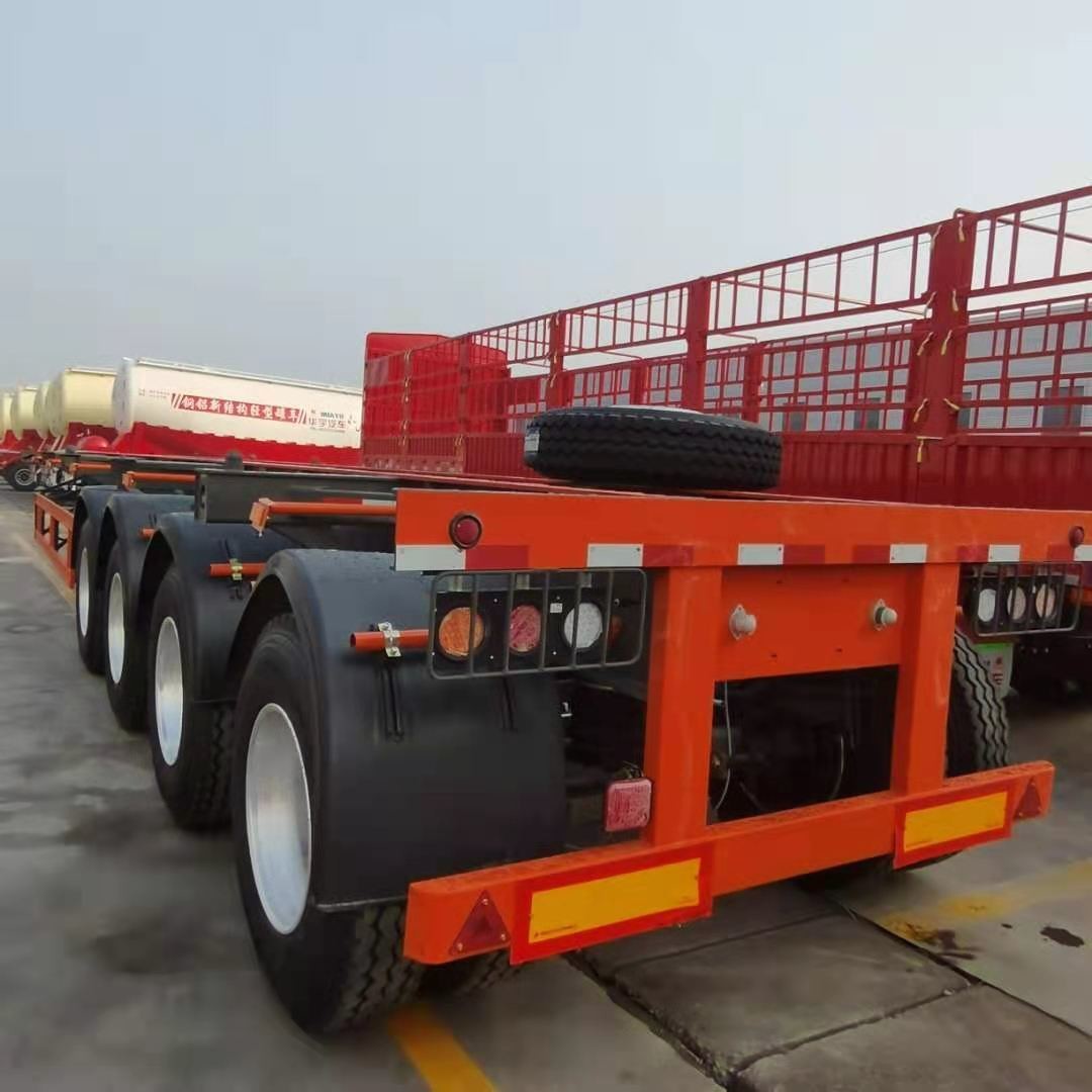 Посадочная машина Jost E100 AND9401TJZ Грузовой грузовик грузовик шасси скелет полуприцеп