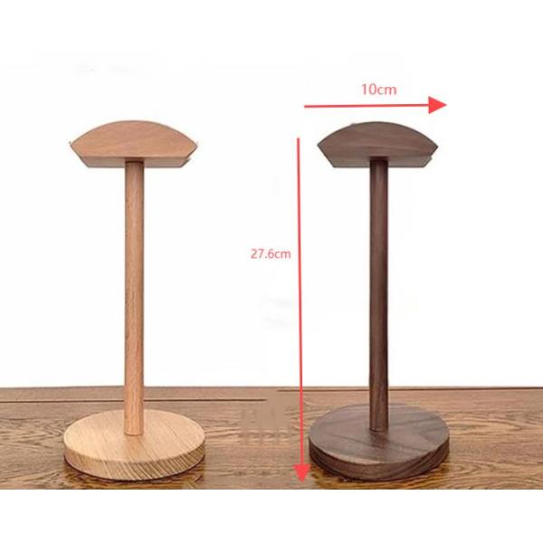Porteur de casque en bois, support de stockage et de jeu, anti-dérapant avec base solide, accessoires pour écouteurs