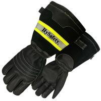 Sapeur-pompier Gloves Long Cuff de certificat d'EN659/GOST R avec la bande réfléchie