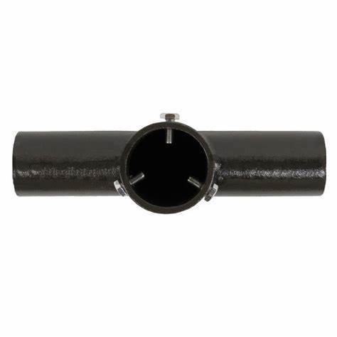 Durable Cast Iron Stand for 5 Inch Square Poles Customized 90 Degree Tenon Adapter