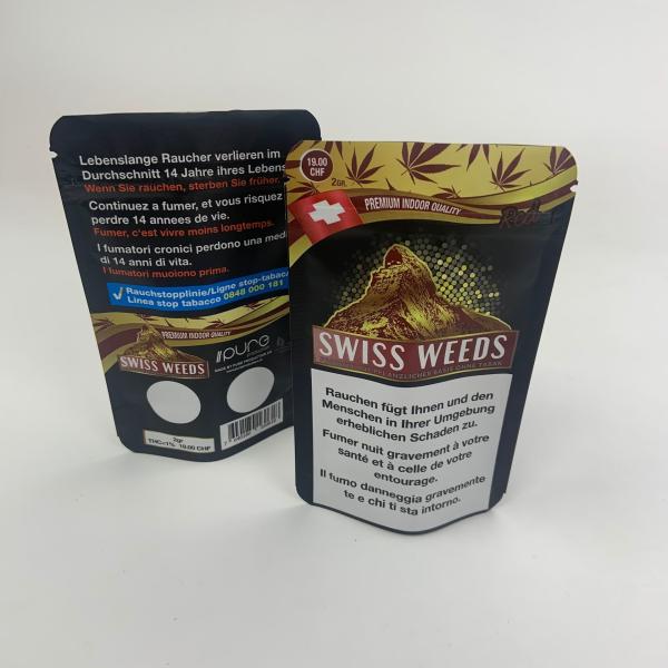 Obama Jokes Up MPET 7*12CM Weed Packaging Mylar Bags