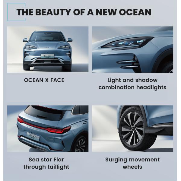 600 Mile Range BYD Song Plus Hatchback Электрические автомобили внедорожник