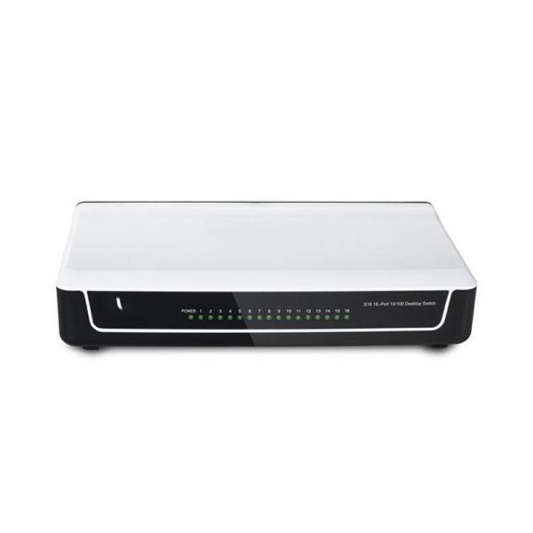 Full-Duplex Communication Mode Customizable 16 Port RJ45 Desktop Ethernet Switch 10/100Mbps Auto-Negotiation Network Switch
