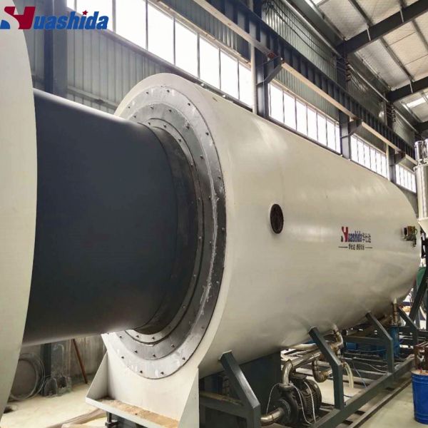 HDPE Jacket Pipe Machine with Vacuum Calibration Technology  for Pre-Insulated Pipe Production Line