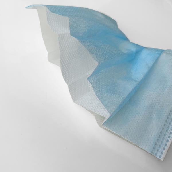 Fluid Resistant Disposable Respirator Mask With Adjustable Nose Bridge