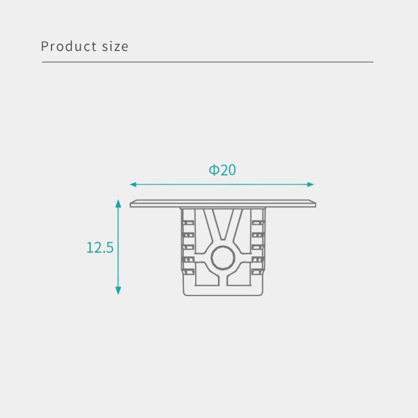 20 * 12,5 мм Металлический шкаф Шелф штифты белые мебельные панели соединитель для мебели KD