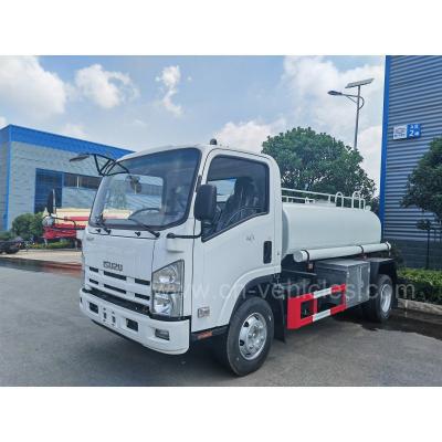 ISUZU 3 Ton SS304-2B Water Spray Truck Stainless Steel Tank Truck 8000 Liter