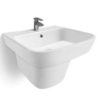 Salle de bains glaçage Porcelaine Compteur Cuve à laver faite à la main avec un seul trou