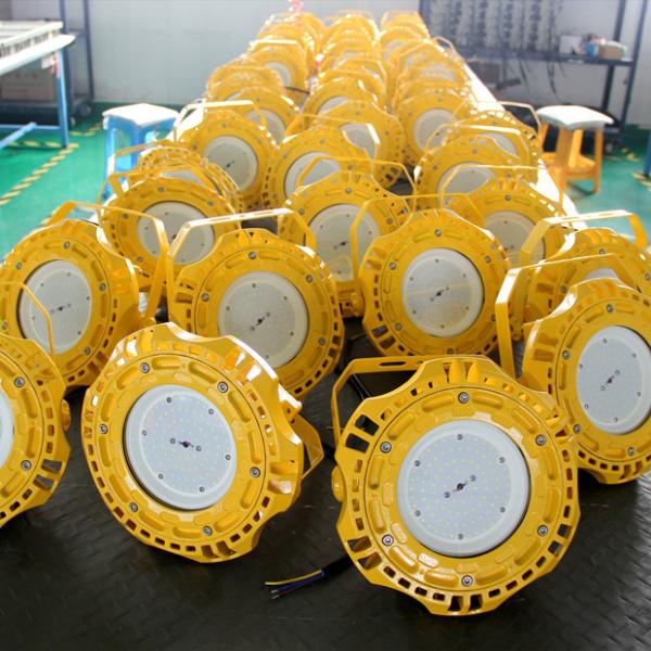 Outdoor IP66 LED High Bay Explosion Proof Light Certified For Hazardous Work Areas Coal Mine Natural Gas Oil Energy Saving Durable