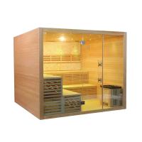 Traditional Steam Stove Sauna Room Premium Hemlock Indoor Dry Steam Sauna Cabin