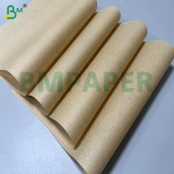30gsm 35gsm Brown Grease Resistant Sandwich Paper For Food Wrapping 18x18