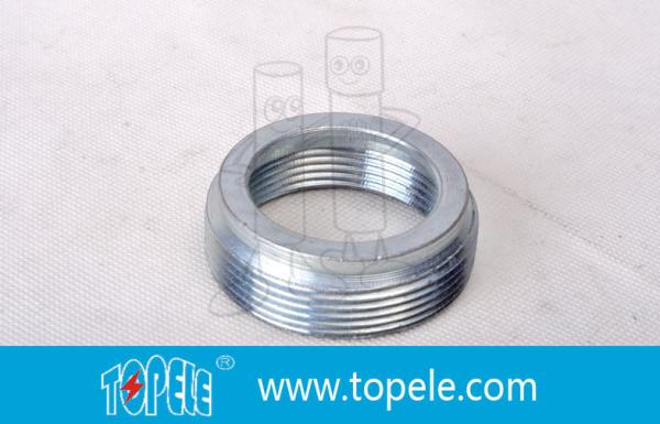Electrical IMC Conduit Fittings Zinc Plated Steel Reducing Bushing , Threaded Reducer