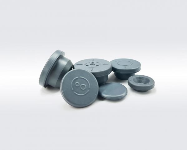 Blue Butyl Rubber Stoppers 13mm Glass Bottle Rubber Stopper For Injection Vials