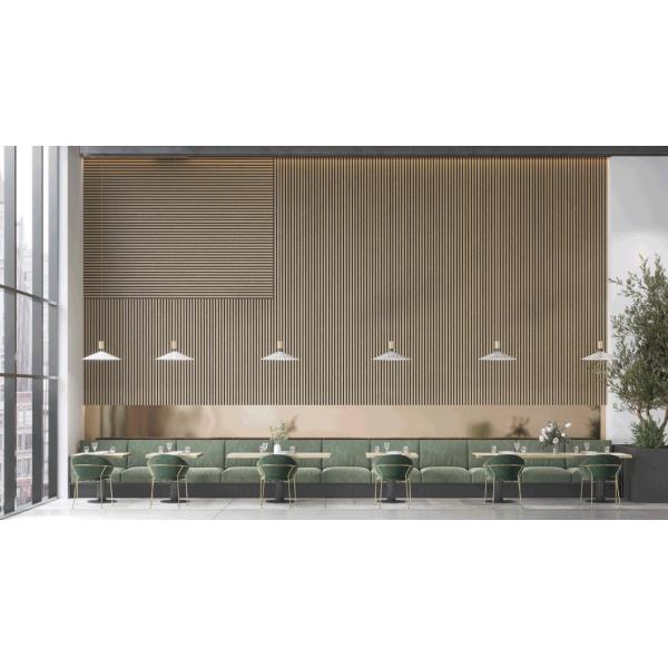 Звук панелей стены декоративного акустического предкрылка потолка стены деревянный поглощает доску