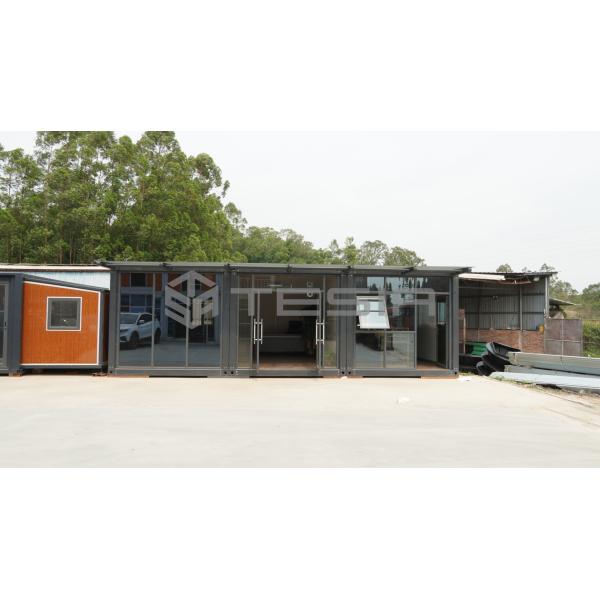 Роскошный готовый 20-футовый легкий стальной каркас расширяемый сборный дом-контейнер