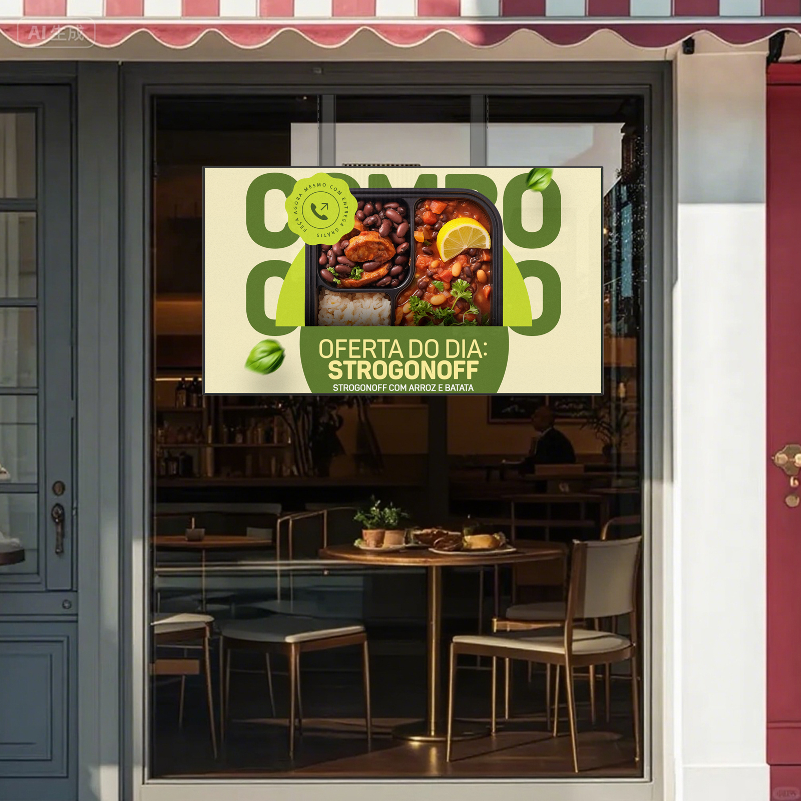 Hanging Shop Window LCD Display Advertising Screen Digital Signage -Q8 Model Series