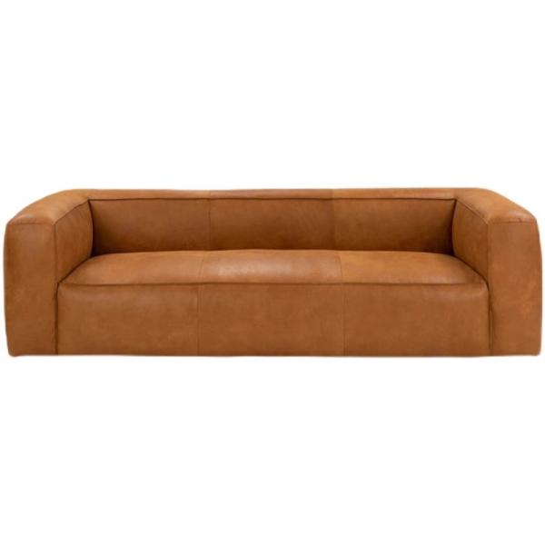Nordic Latex Technology Fabric Sofa Small Loft Industrial Style Retro Living Room Sofa