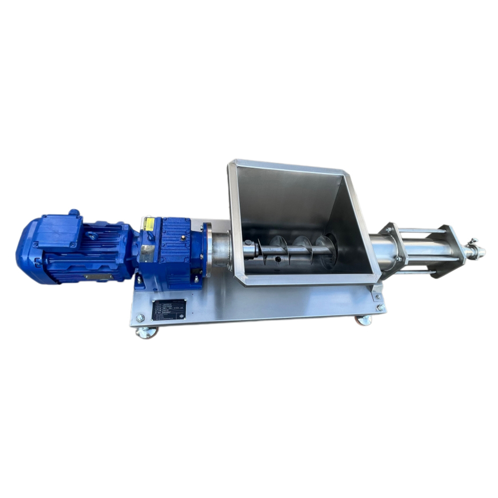 Custom Food Grade SUS304 Stainless Steel High-Accuracy Screw Pump for Juice Pulp Wine Grape Conveying
