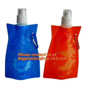 Gallon Liter Plastic Flasks Liquor Cruise Pouches Reusable Liquid Spout Bags Transparent Drinking Pouch