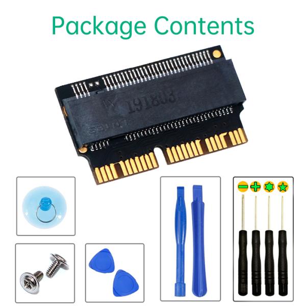 Переходник новообращенного SSD M.2 NVME для сетчатки среднее 2013 2014 2015 2016 2017 воздуха MacBook Pro