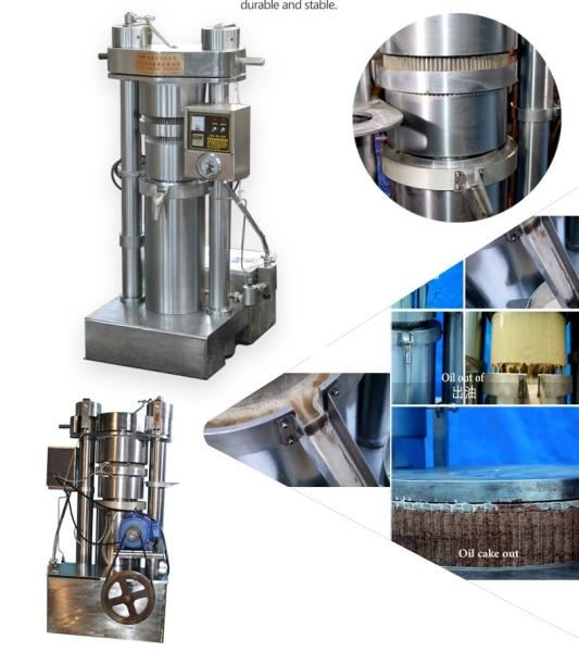 Imprensa hidráulica da máquina da extração do óleo de Advocado para o fruto fresco