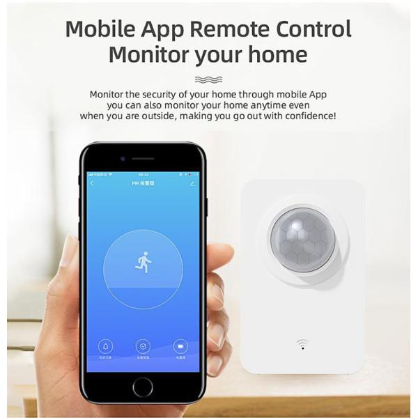 Датчик движения обнаружения движения ROHS ABS пластиковый человеческий WiFi PIR