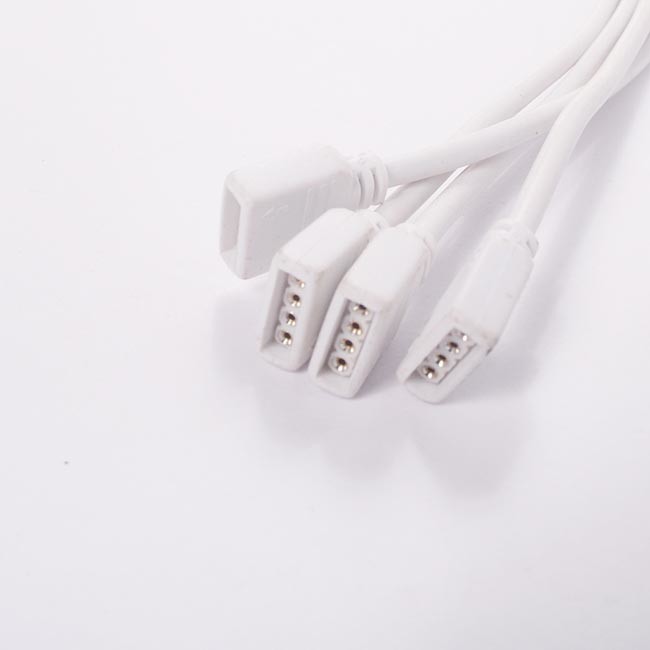 6 соединитель 1 до Splitter Pin 2.0mm RGBCCT женщина 4 к кабелю разъем-розетки для света прокладки СИД RGB+CCT